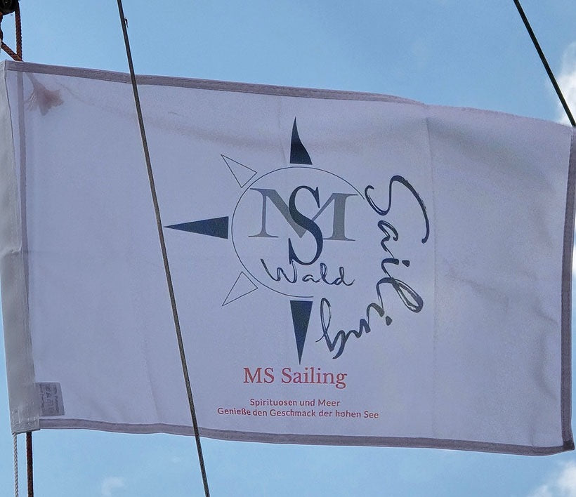 MS Sailing Flagge 60 x 40 cm